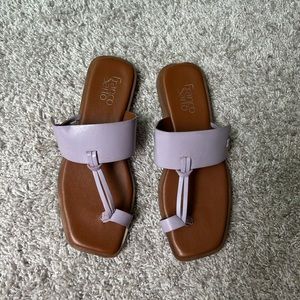 Franco Sarto size 8 purple sandals